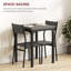 HOMCOM 3 Pieces Modern Dining Table Set for 2-115827254