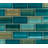 Swimming Pool Series 1" x 2" Straight Edge Glass Mosaic Tile-37230656