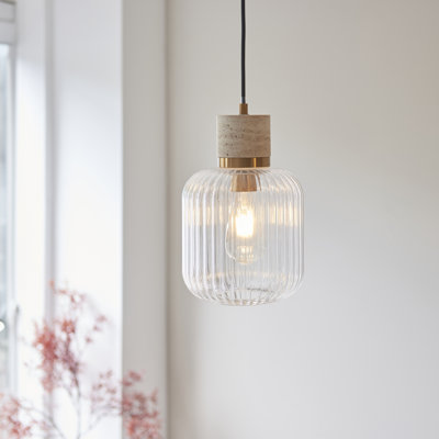 1 - Light Brass Pendant