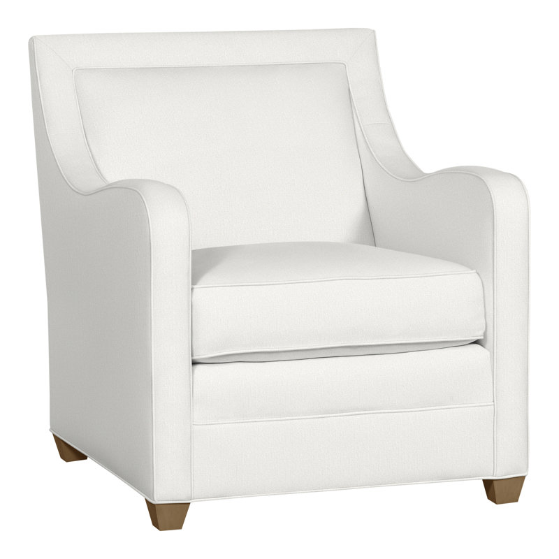 Haden Upholstered Armchair, Hampton, Tommy Snow