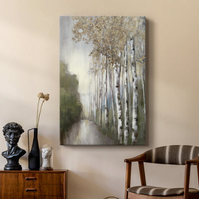 Woodland Walk Neutral -Custom Wrapped Gallery Cavas