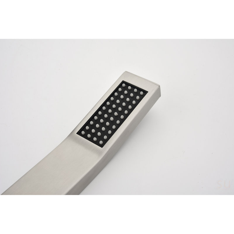 Pomme de douche carrée 10 pouces avec pomme de douche à main (sans valve de contrôle)