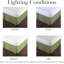 Jupe de lit plissée en microfibre brossée double 15 pouces Southshore Fine Linens Vilano-912812026-912812008