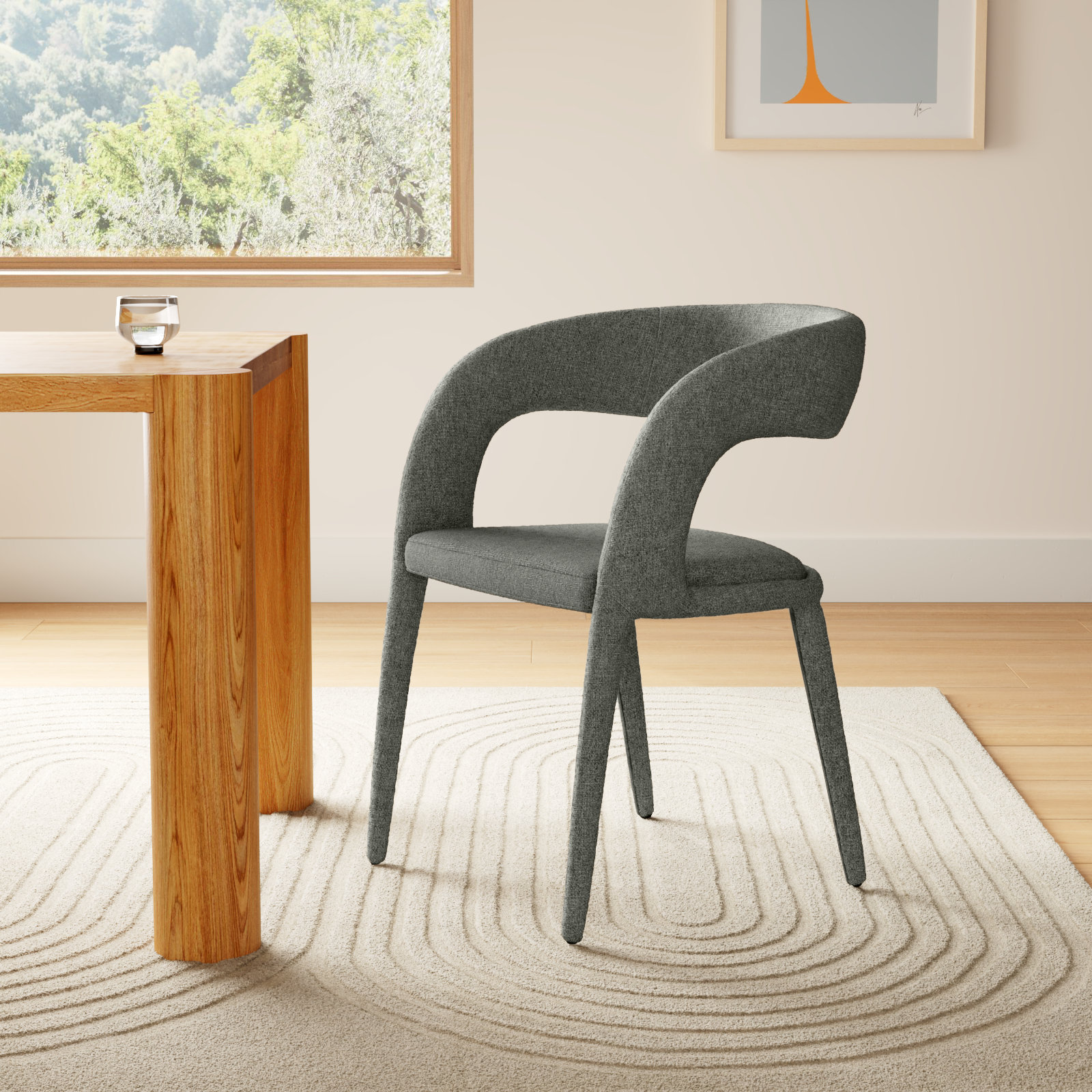 Faerron Armchair, Gray