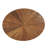 Solid Wood Oval End Table-2146664988