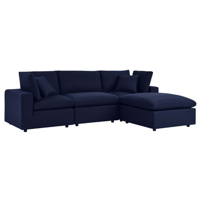 Canapé modulaire d'extérieur pour patio 4 pièces Commix