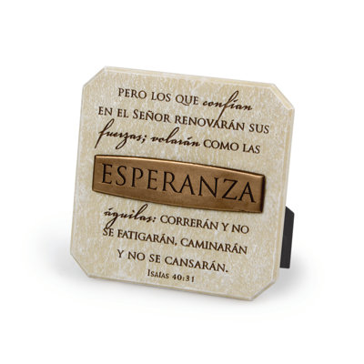 Fordwich Spanish Plaque Bronze Title Bar Esperanza
