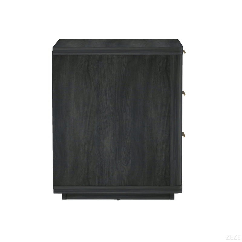 Table de chevet gris anthracite