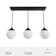 Hepburn 3 - Light Linear Globe Pendant