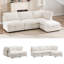 Canapé modulaire 2 places avec rangement caché et repose-pieds-331557884