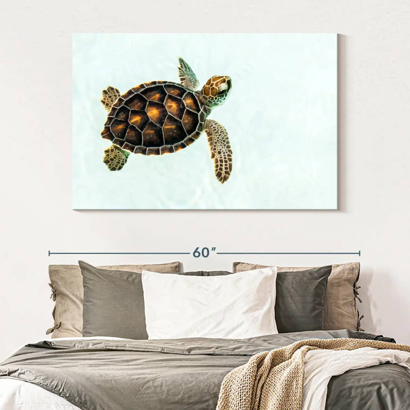 Bébé tortue Brampt, H 34 po x l 51 po