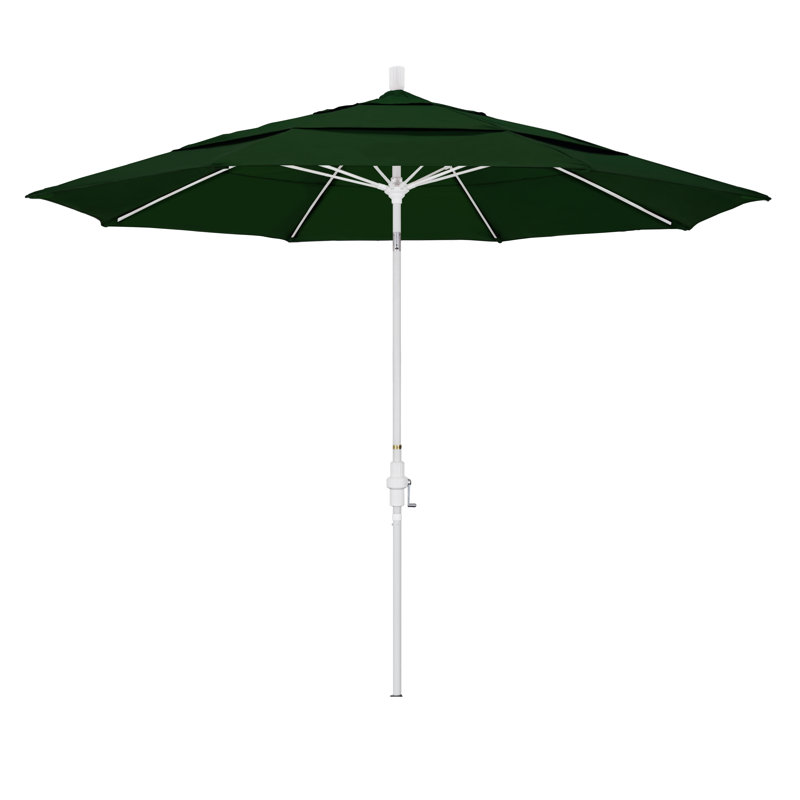 Mariyah 132'' Market Umbrella, Pacifica Hunter Green Performance Canvas