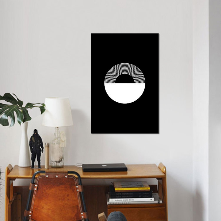 «Moonrise», reproduction d'impression sur toile, H 12 po x l 8 po x P 0,75 po, Pas de tapis, Toile tendue