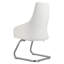 Fauteuil de bureau et de conférence en cuir Stiller - Siège de bureau avec accoudoirs fixes, soutien lombaire, base pivotante et structure en fer-1245559508