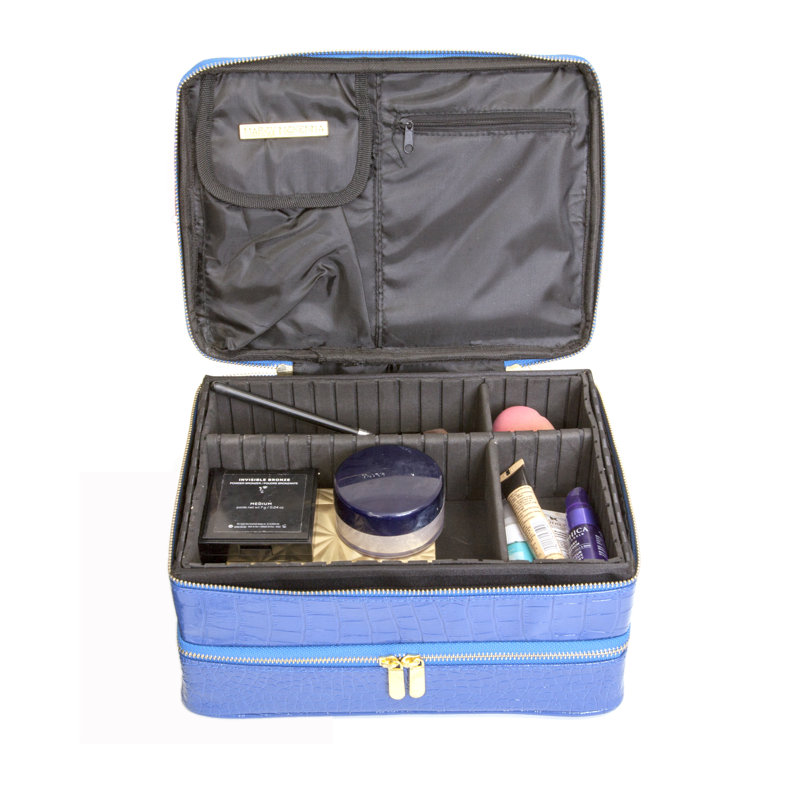 Trousse de toilette Origami, Bleu