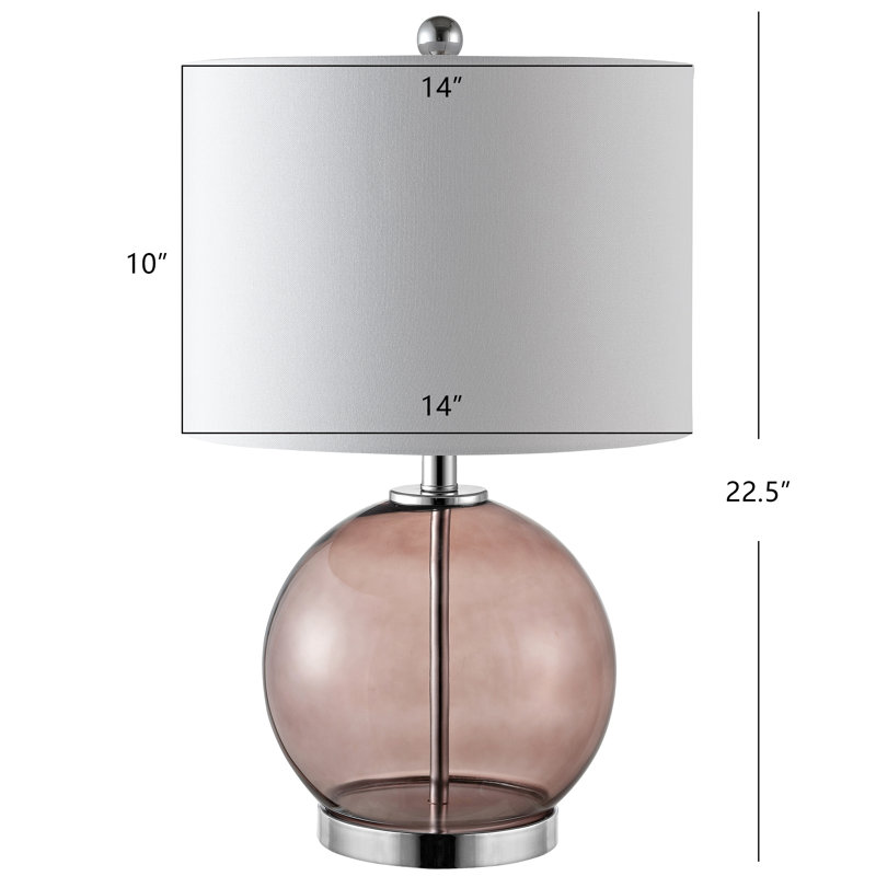 Ayrica Table Lamp, Smoked Gray