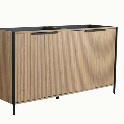 60" Freestanding Bathroom Vanity,Excluding Sink