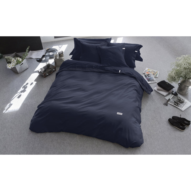 Cottrell Solid Col Duvet Cover, Kingsize Duvet Cover, Cream