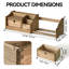 Manufactured Wood Desk Organiser