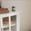 Buffet avec deux portes vitrées et poignée cloche unique-2107686090