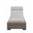 Manhattan 81.5" Metal Outdoor Chaise Lounge