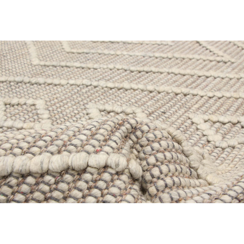 Tapis unique gris 6 pi x 8 pi 8 po Chastina
