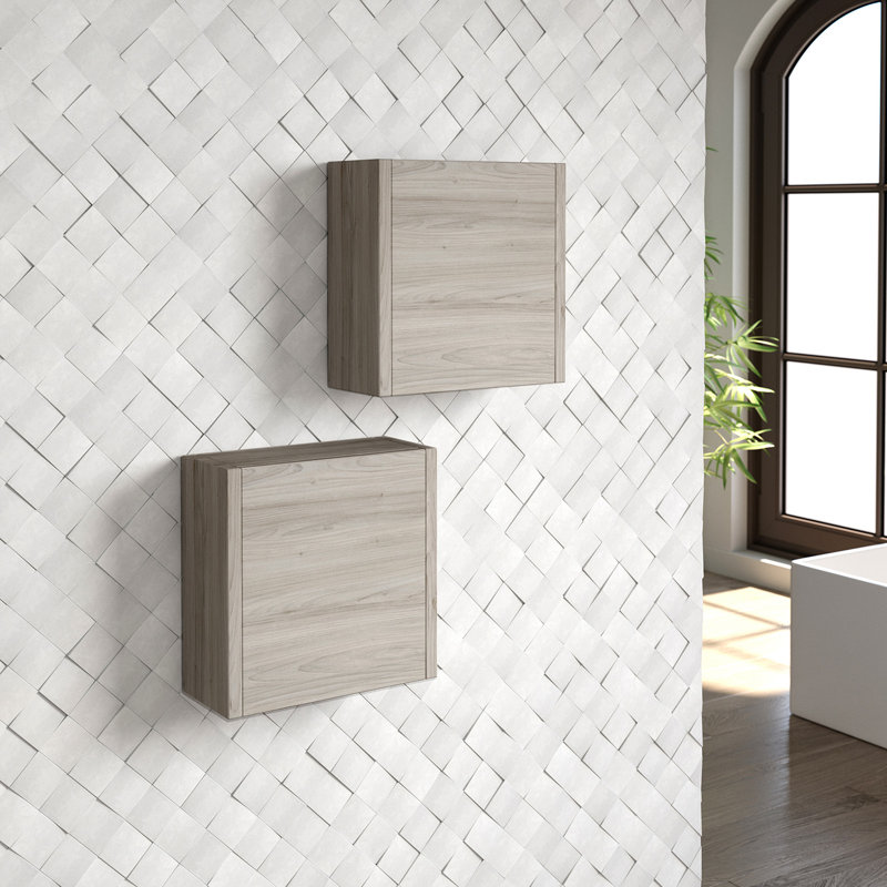 Dalia Wall Bathroom Cabinet, Gray Pine
