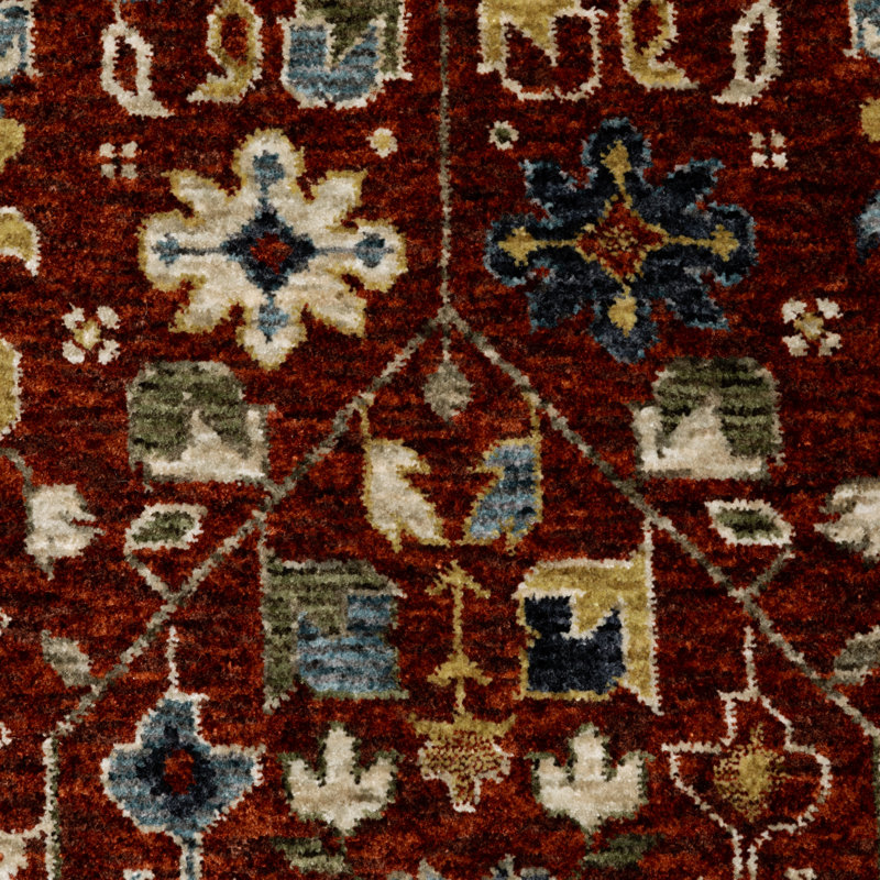 Hovis Moroccan Indoor Rug, Rectangle 2' x 3'