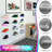 Floating Shoe Display 6-Pack With Remote And App Controls, Music Sync Colour Changing Shoe Shelf For Wall, RGB Colour Changing Levitating Hanging Shoe Rack, Display Your Top Shoes