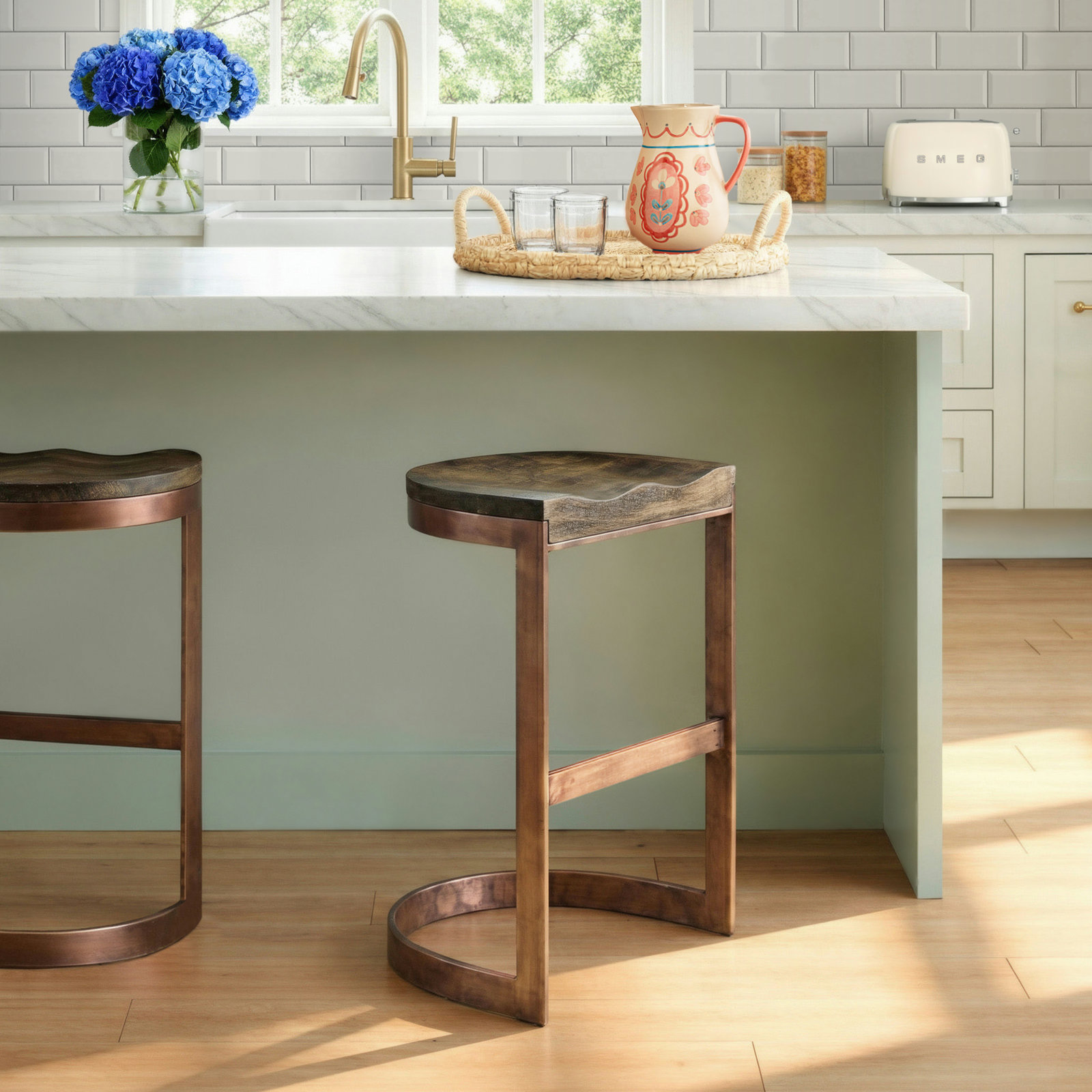 Eleanor Bar Stool, Counter Stool (26" Seat Height)
