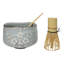 Ensemble de fouets et cuillères à thé en céramique japonais matcha et prune-134530882