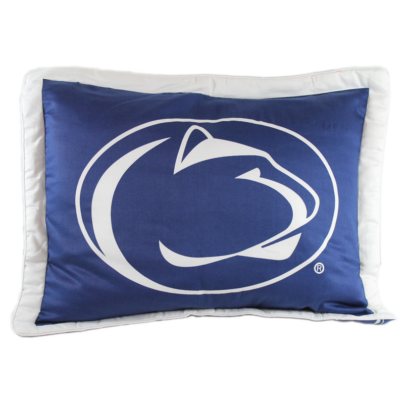 NCAA Cotton Blend Sham Set