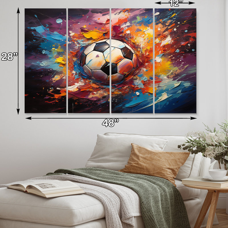 Ballon de soccer Kaléidoscope II 4 pièces