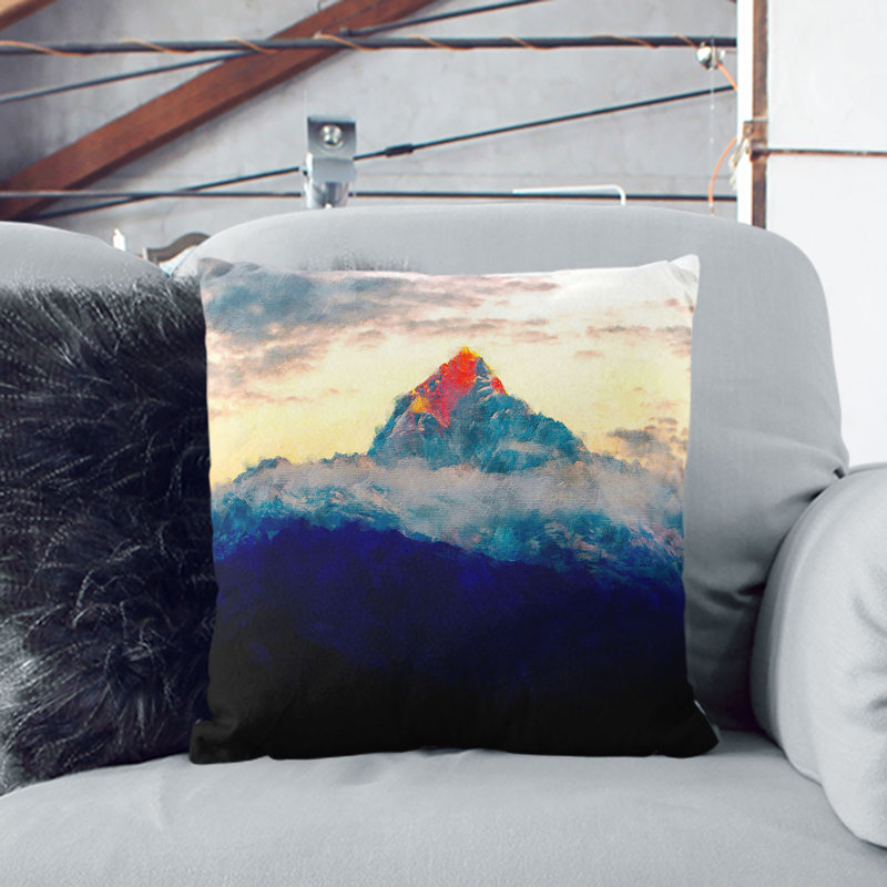 Square Throw Cushion, White, 40cm H x 40cm W x 15cm D