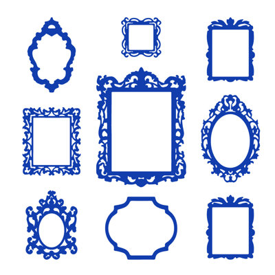Abstract Non-Wall Damaging Wall Decal