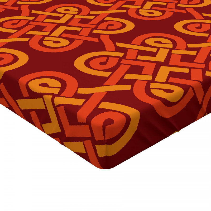 Drap-housse géométrique en microfibre, Drap-housse grand