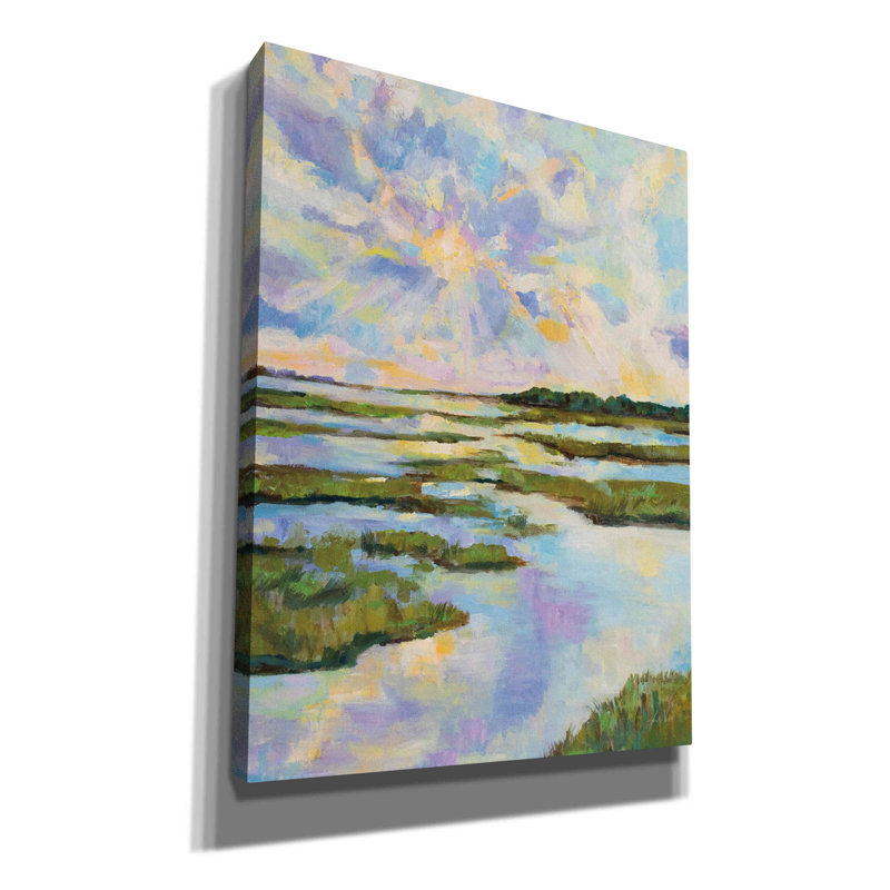 «Weekapaug» par Jeanette Vertentes - reproduction sur toile tendue, H 16 po x l 12 po x P 0,75 po