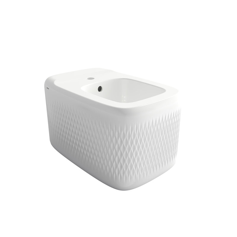 New Age Wall-Hung Bidet - 54cm, G. White