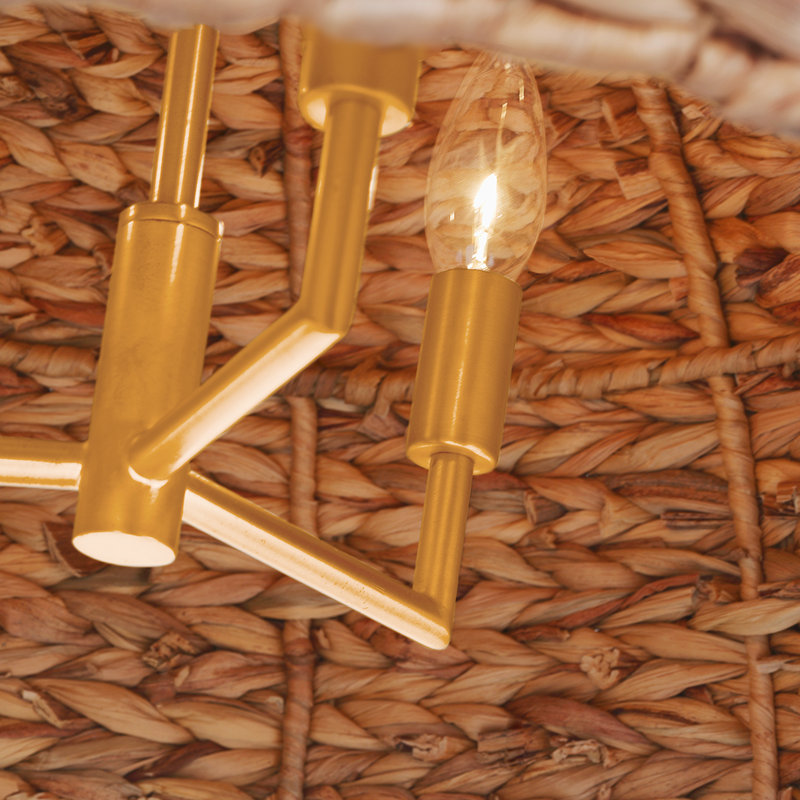 Très grand luminaire suspendu Cay, H 22,75 po x l 36 po x P 36 po