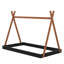 Lit simple avec structure triangulaire-1842619699