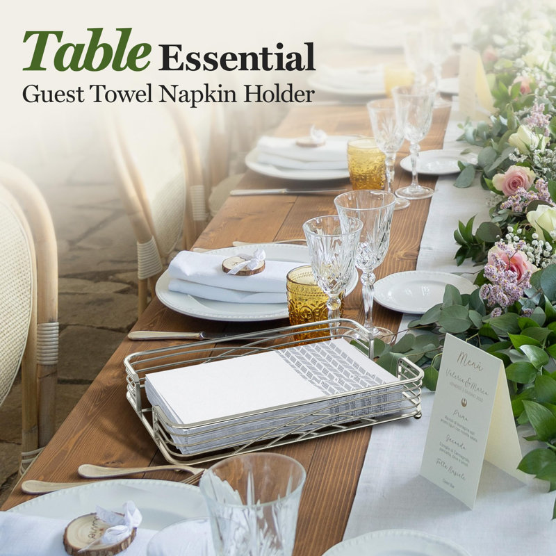 Countertop Napkin Organizer, Silver
