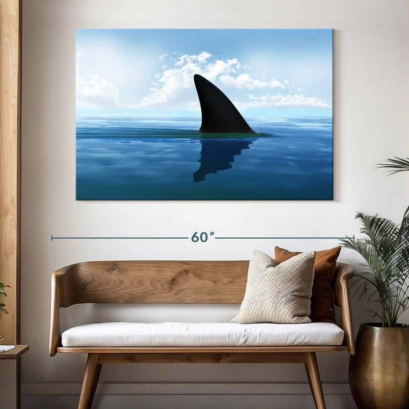 Crowle Shark Fin, 34" H x 51" W