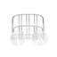 Spectrum Contempo Chrome Arched Suction Cup Sponge Holder for Kitchen Sink