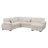 L-Shaped Sectional Sofa Bed Pull Out Sleeper Couch With Storage Chaise-731389384