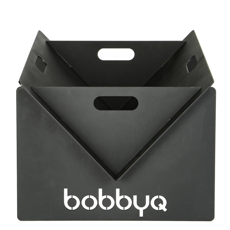 BobbyQ - Portable Flat Pack Fire Pit - 40 x 46 x 30cm