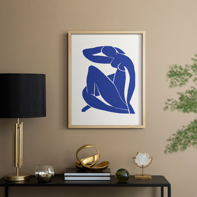 Matisse C XXXVII, reproduction d'art encadrée - bois massif