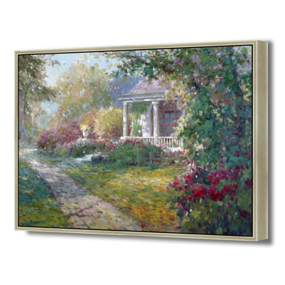Porch Of Blooming Shadows Print