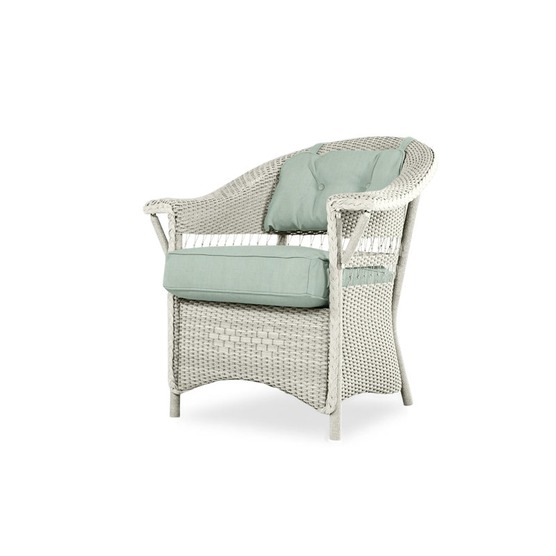 Nantucket Outdoor Dining Armchair, Friendly Flax, Linen