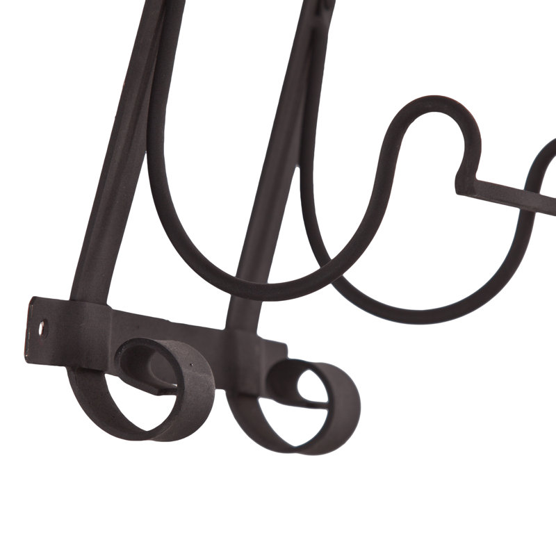 Aive Iron Wine Bottle Rack in Black