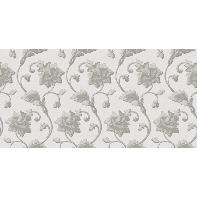 Lesandro Floral Roll, White
